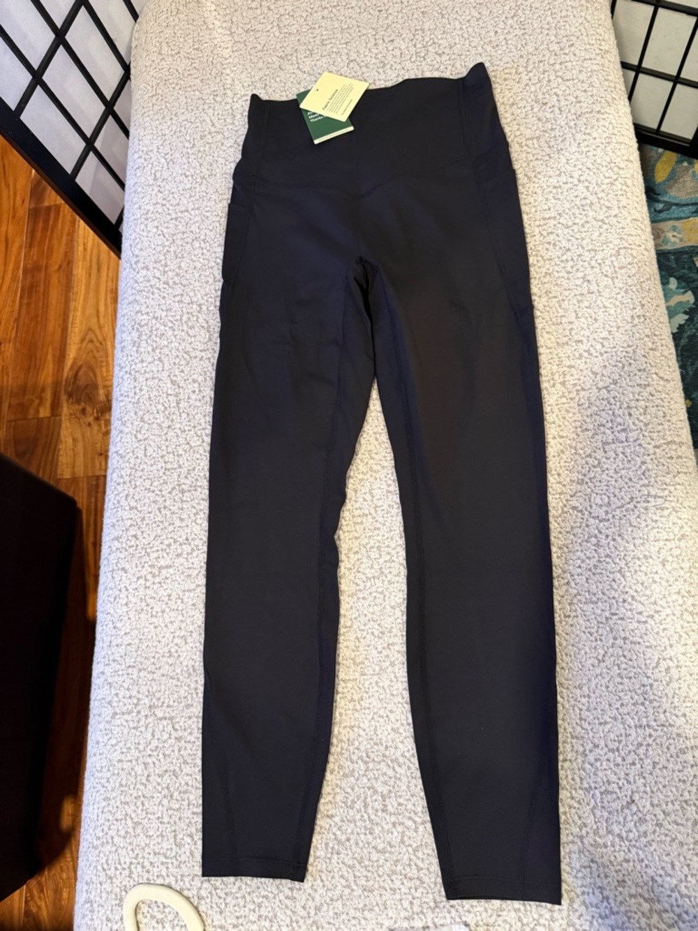 Halara High Waisted Leggings Black‎ Pocket Stretch Workout Pants NWT Small
